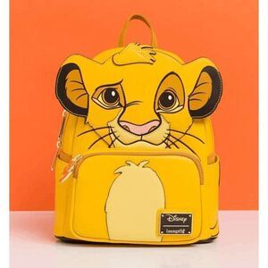 Loungefly Disney The Lion King Simba Cosplay Figural Mini Backpack NWT